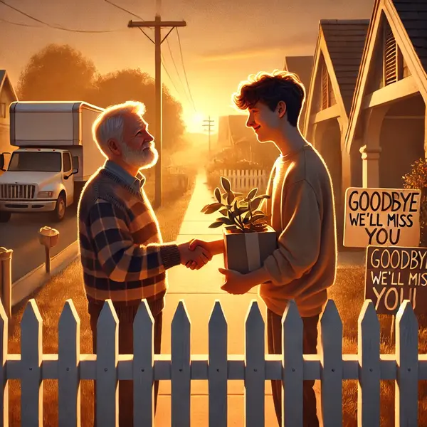 Lovely Lines for Farewell to a Neighbor