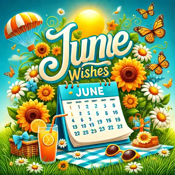 June Wishes for Social Media Posts