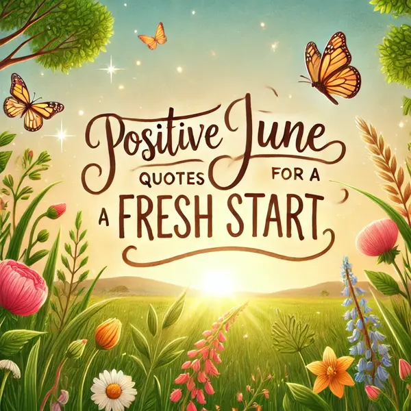 Positive June Quotes for a Fresh Start
