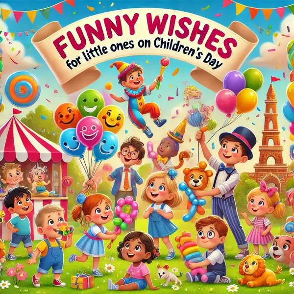 Funny Wishes for Little Ones on Children's Day