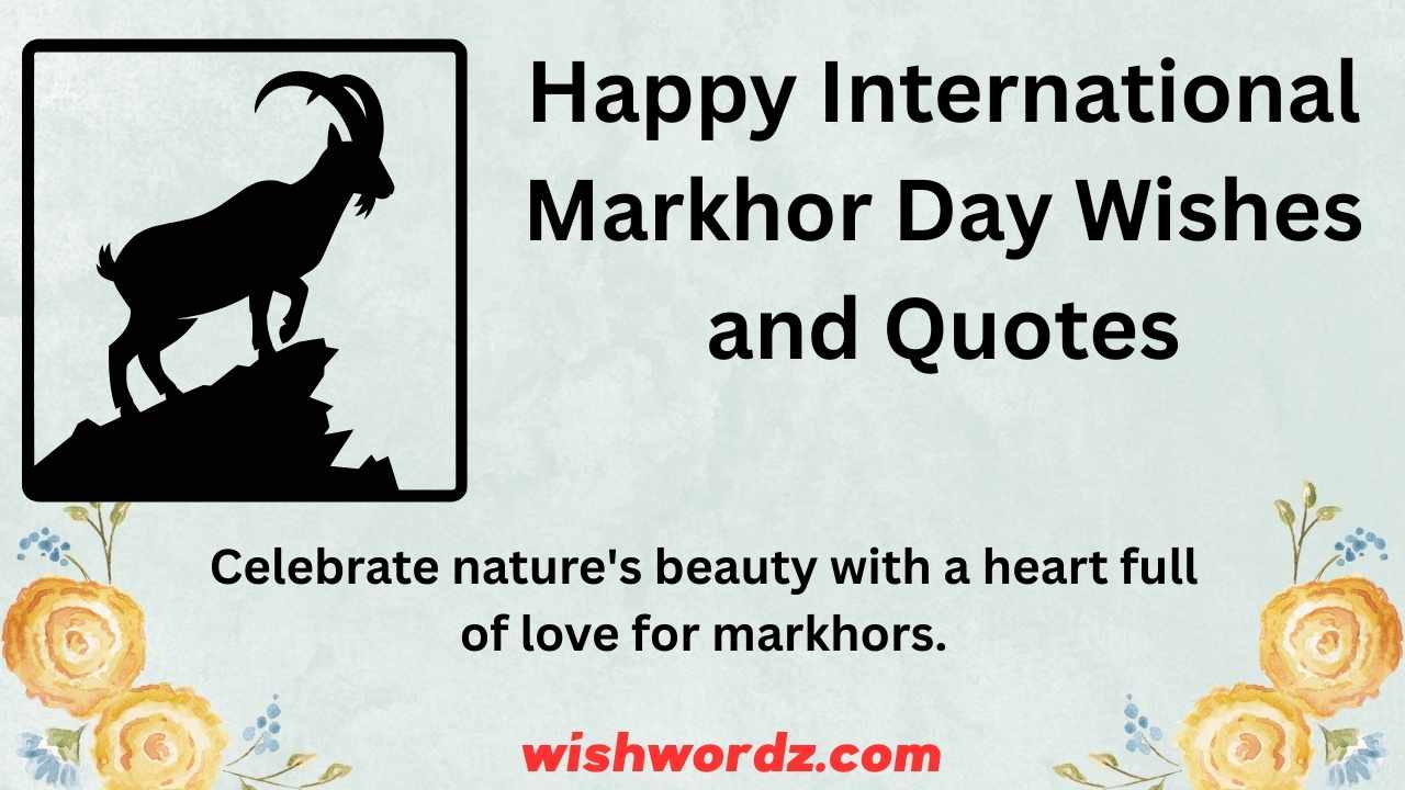 Celebrate nature's beauty with a heart full of love for markhors.