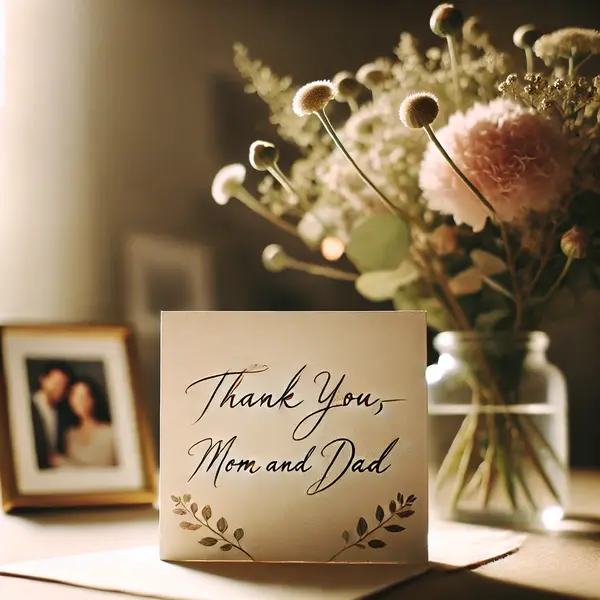 Short Thank You Wishes for Parents