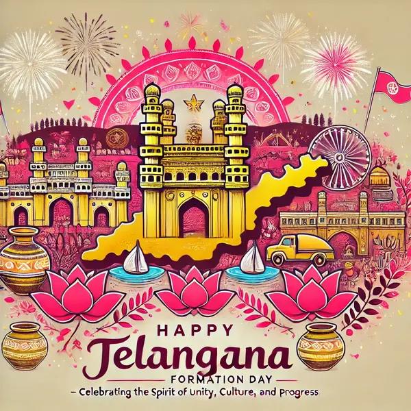 Inspirational Telangana Day WhatsApp Wishes and Status