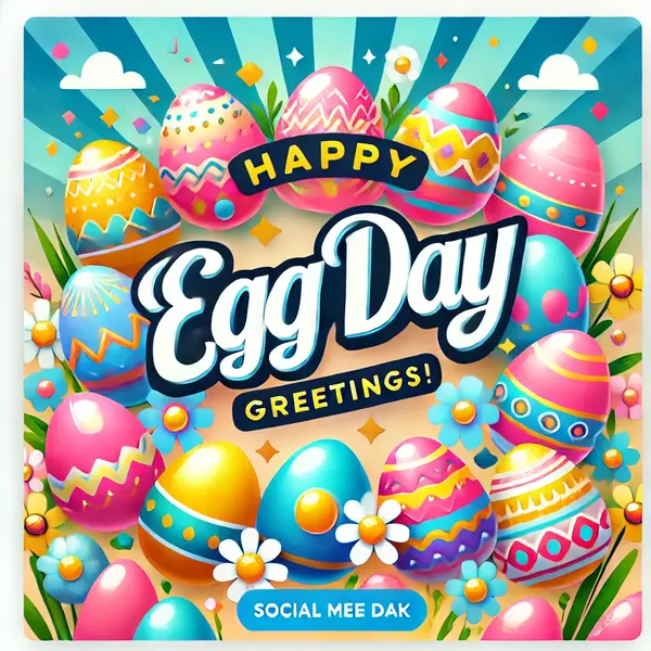 Egg Day Greetings For Social Media
