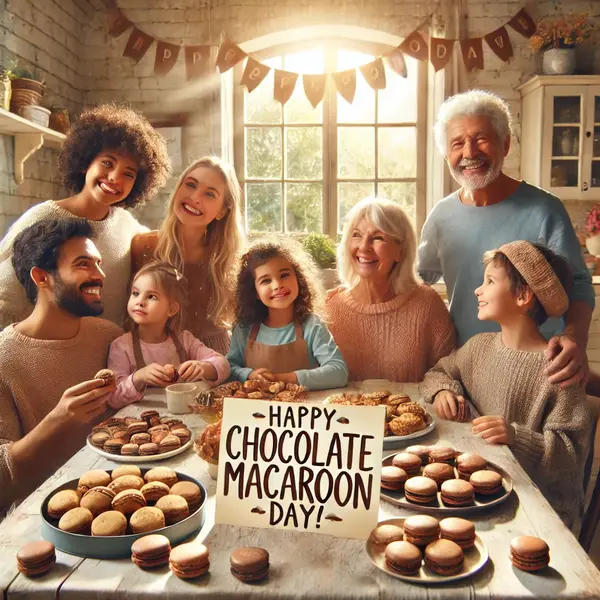 Happy Chocolate Macaroon Day Messages For Family