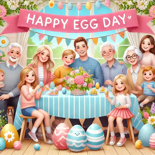 Happy Egg Day Messages for Family Bonding