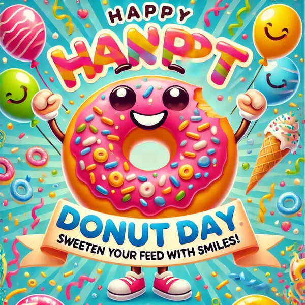 Happy Donut Day Sayings To Share On Social Media