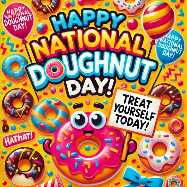 National Doughnut Day greetings ideas