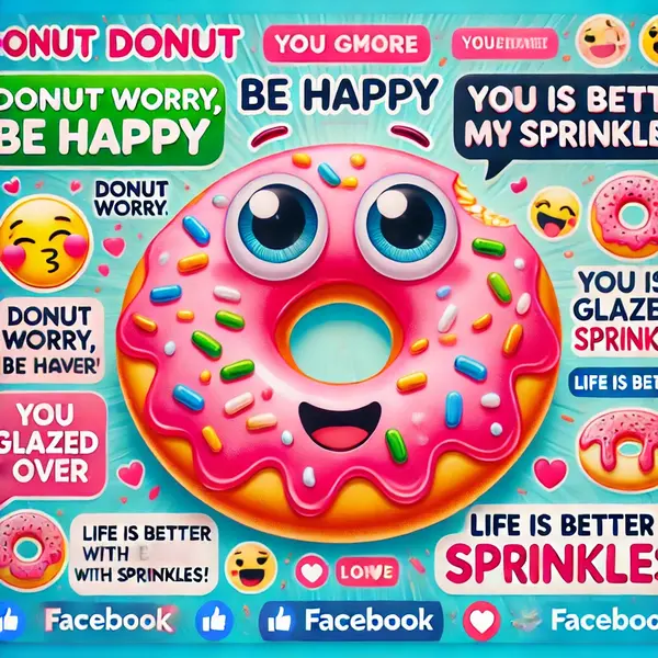 Hilarious Donut Sayings for Facebook Posts