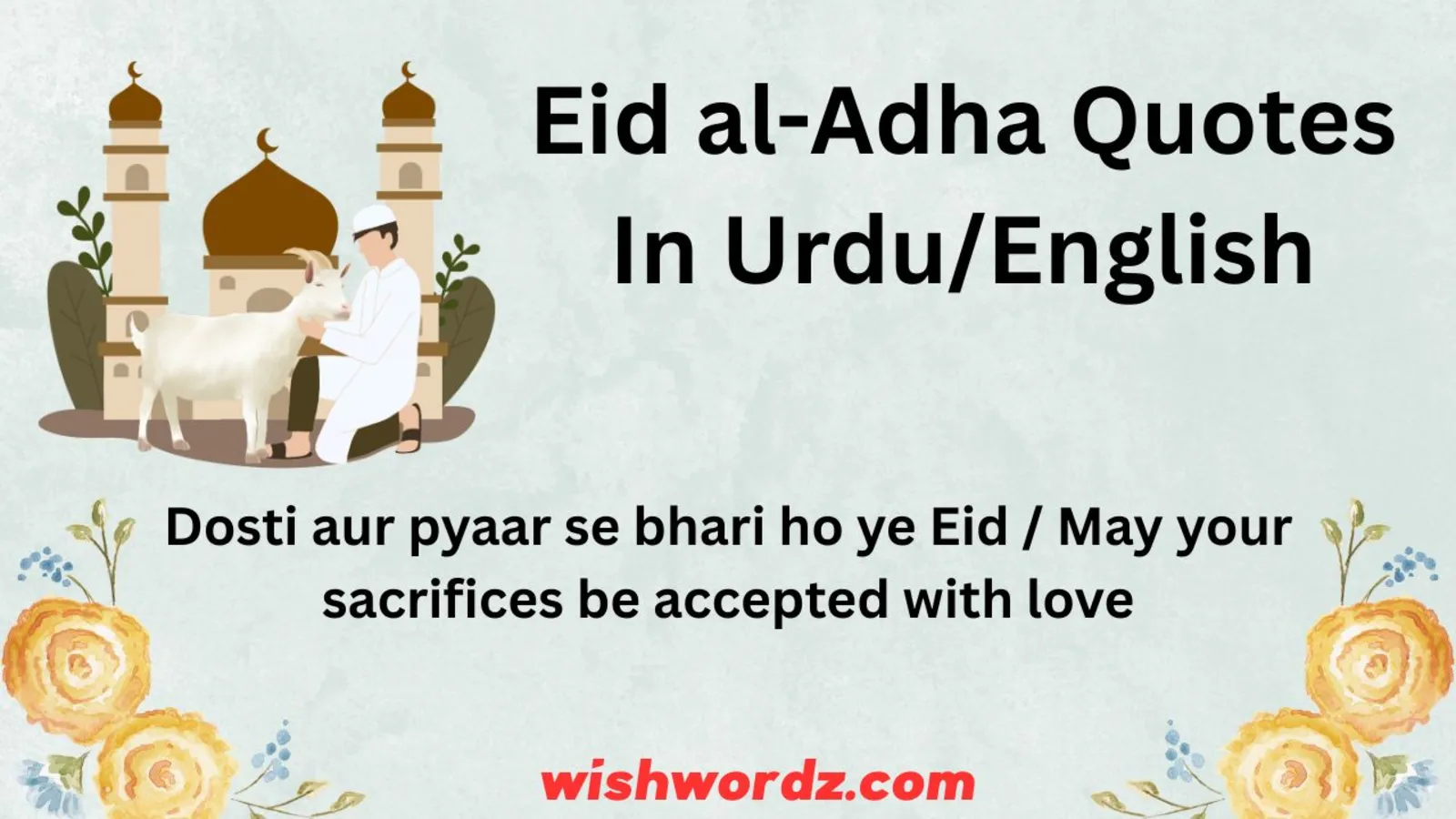 Eid al-Adha Quotes In Urdu-English