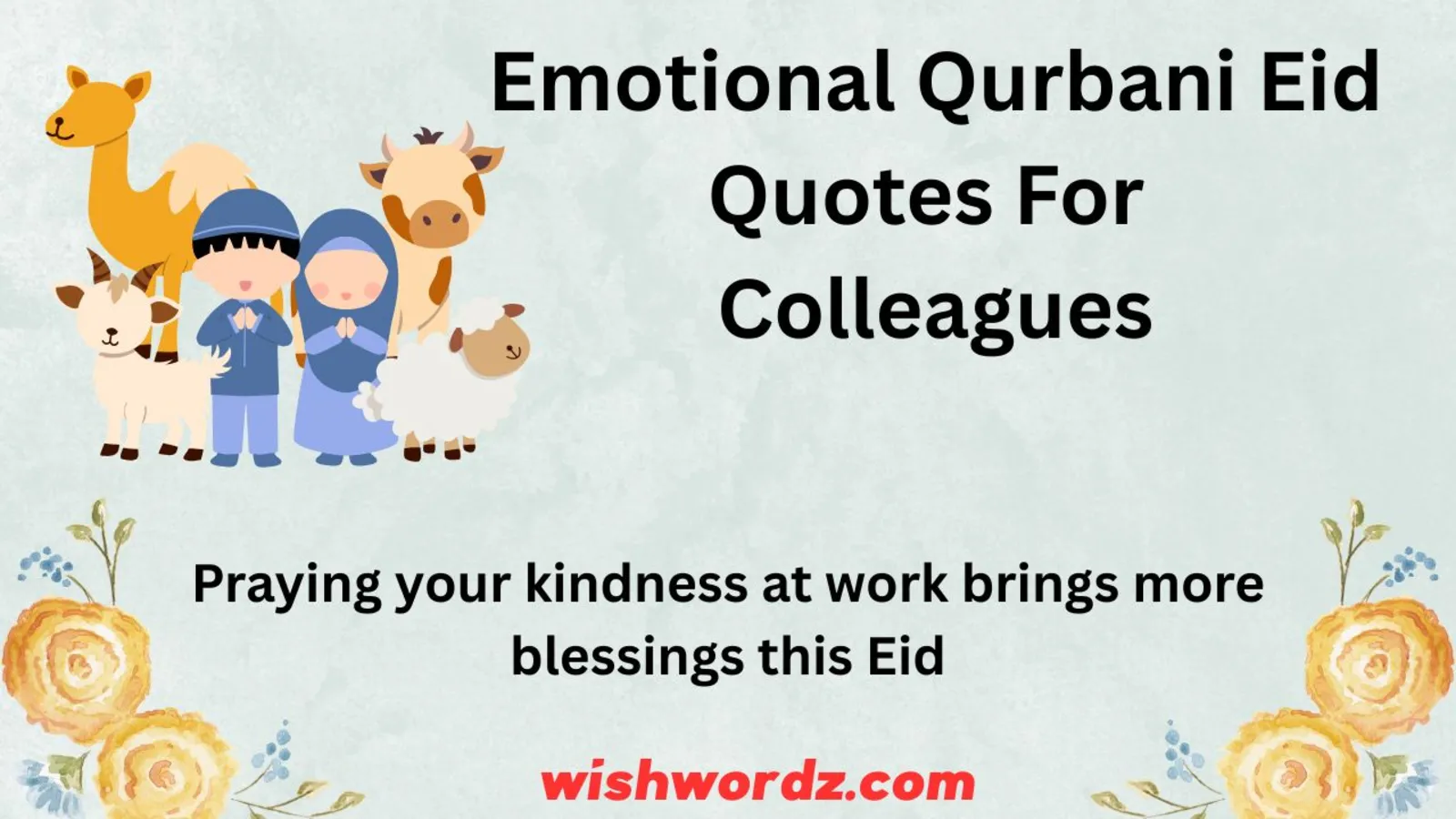 Emotional Qurbani Eid Quotes for Colleagues