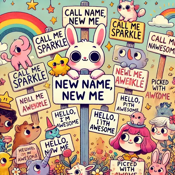 Cute Sayings for Picking Your Own Name