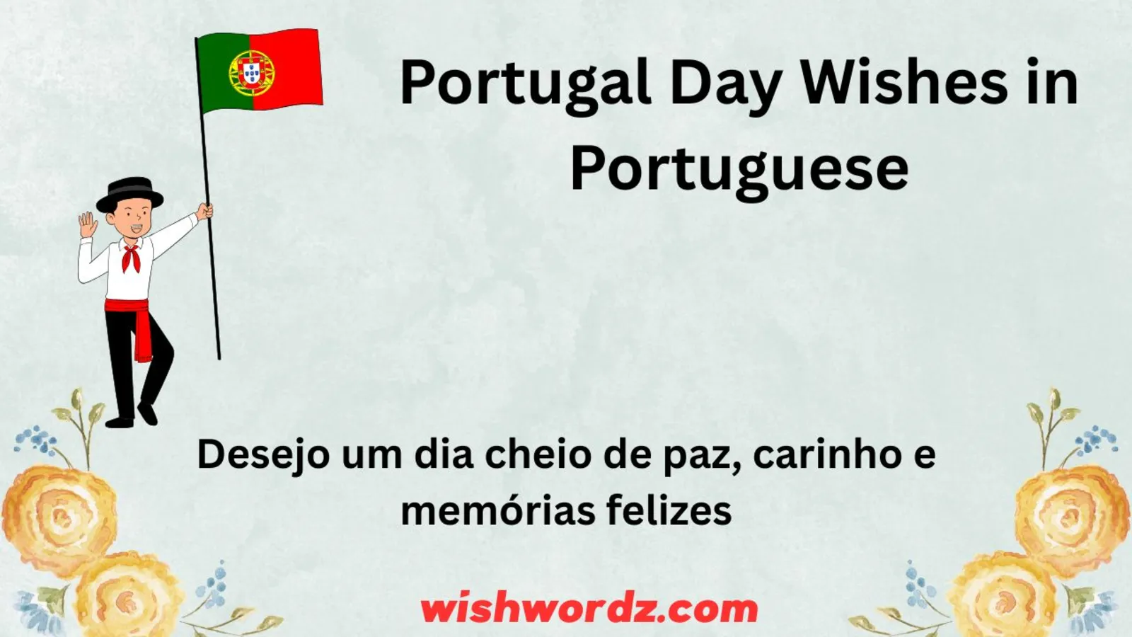 Portugal Day Wishes in Portuguese