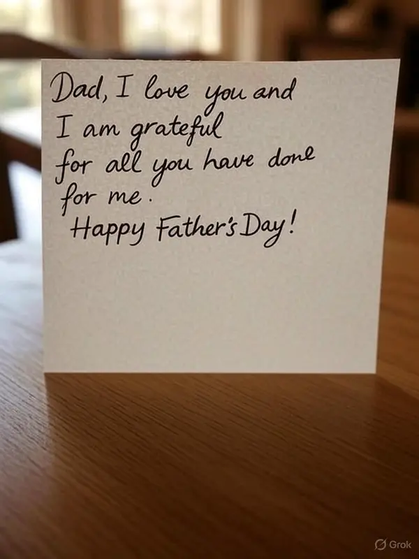 Short Emotional Notes For Dad on Fathers Day Messages From Son