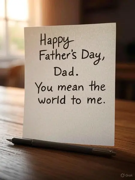 Sentimental messages with gratitude