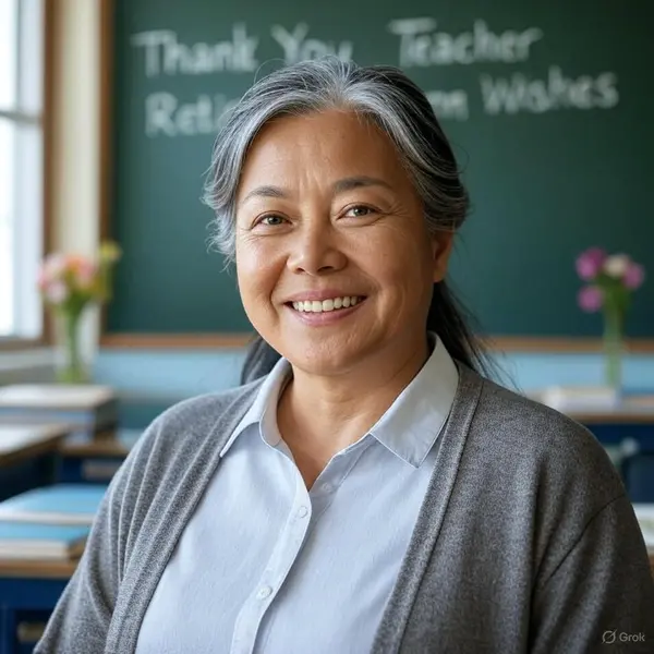 Farewell Wishes for School Teacher