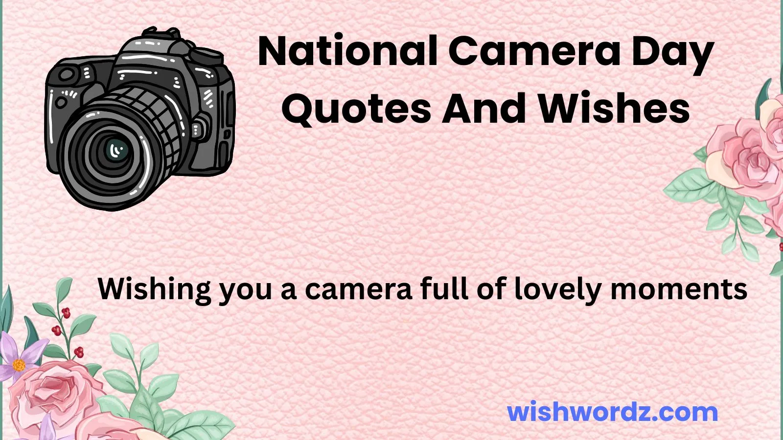 National Camera Day Quotes and Wishes
