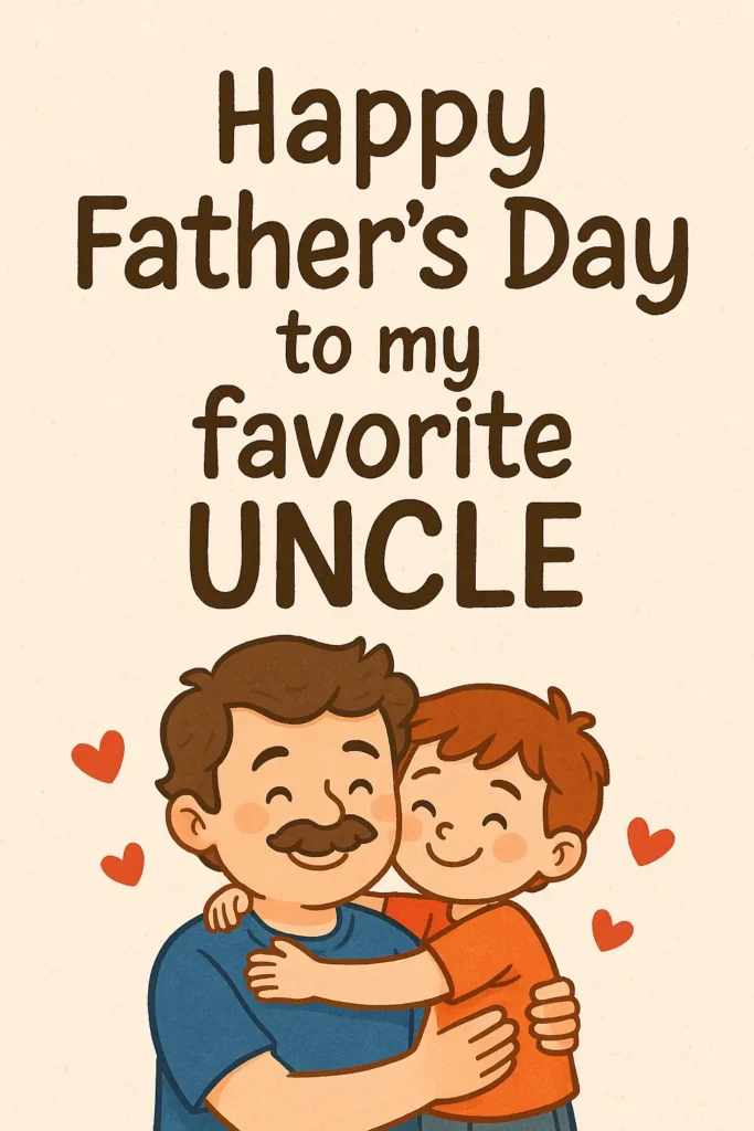 Cute Father’s Day Greetings for Favorite Uncle