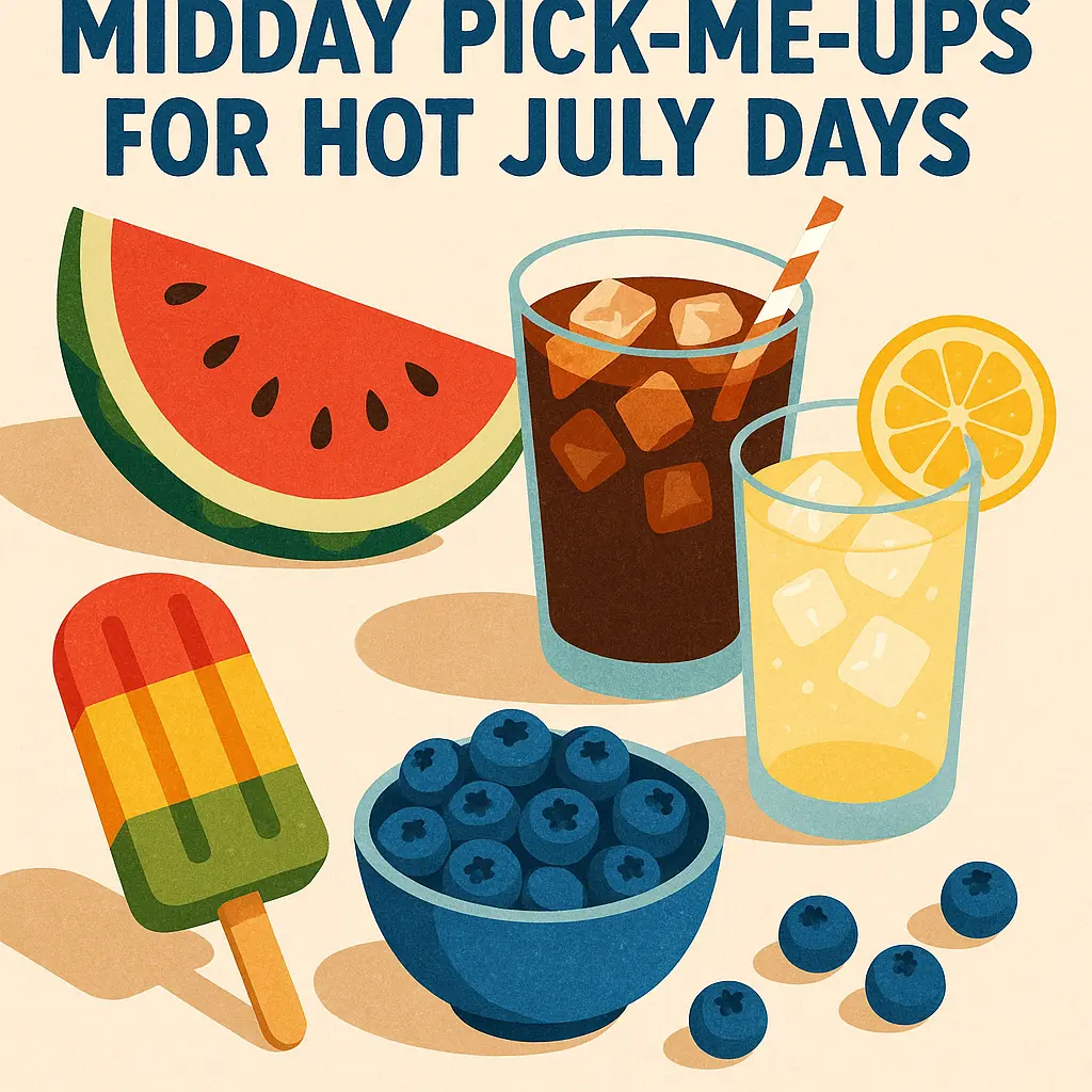 Midday Pick-Me-Ups for Hot July Days