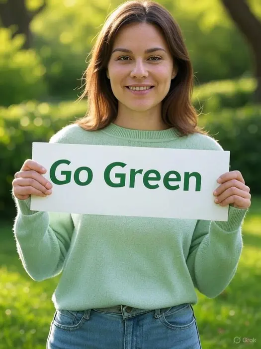 Go Green Lifestyle Messages