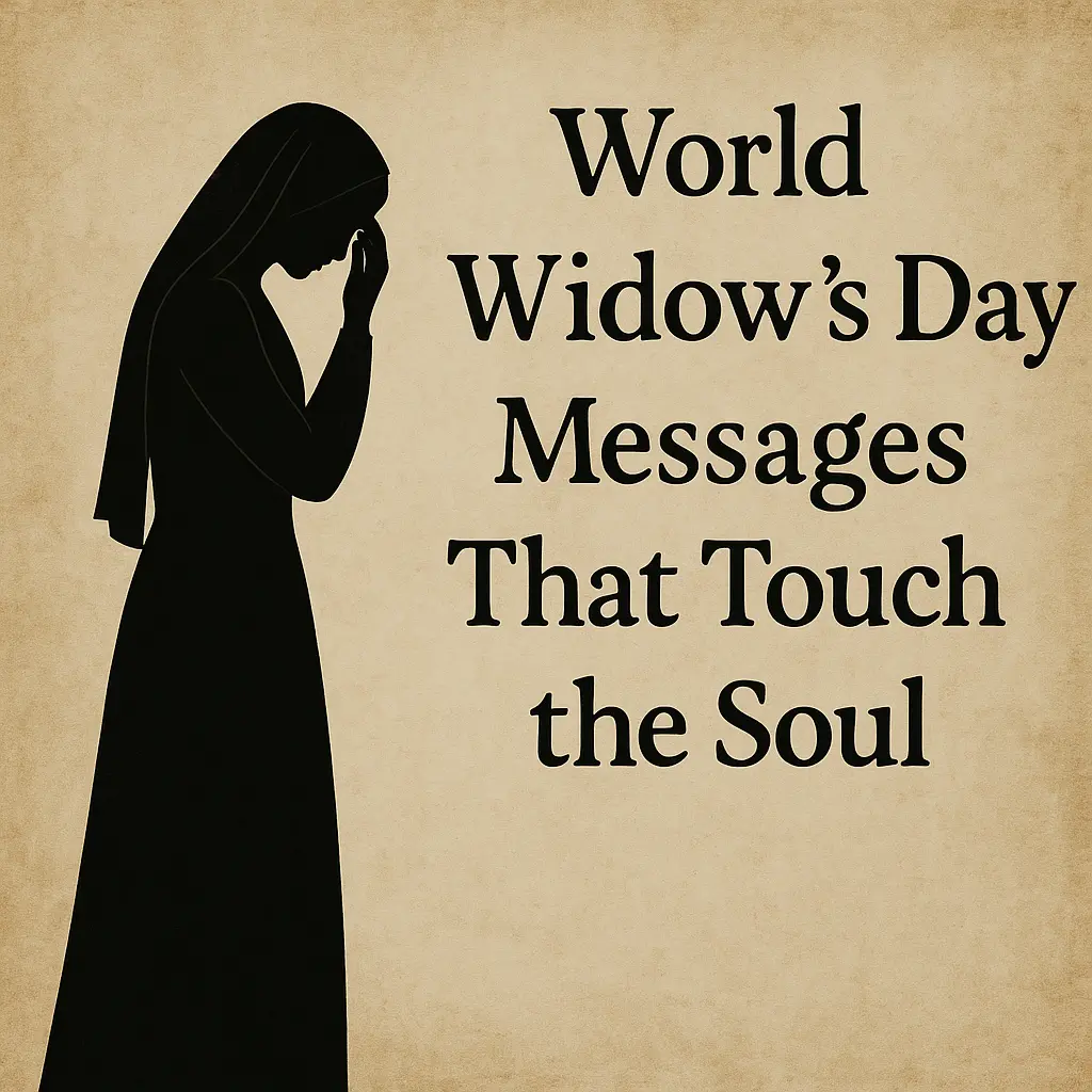World Widow's Day Messages That Touch the Soul
