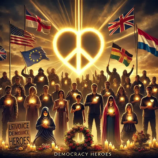 Heartfelt wishes for democracy heroes