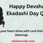 Happy Devshayani Ekadashi Day Quotes