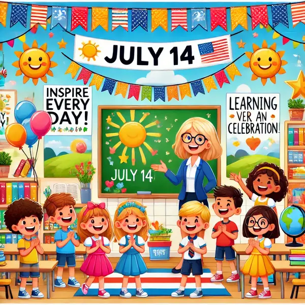 Cheerful July 14 Quotes for Schools and Teachers