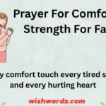 Prayer for Comfort and Strength for Family