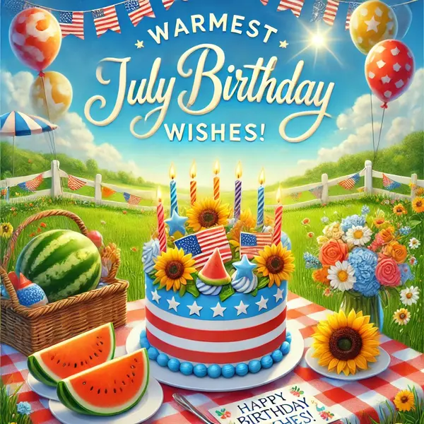July birthday messages and quotes