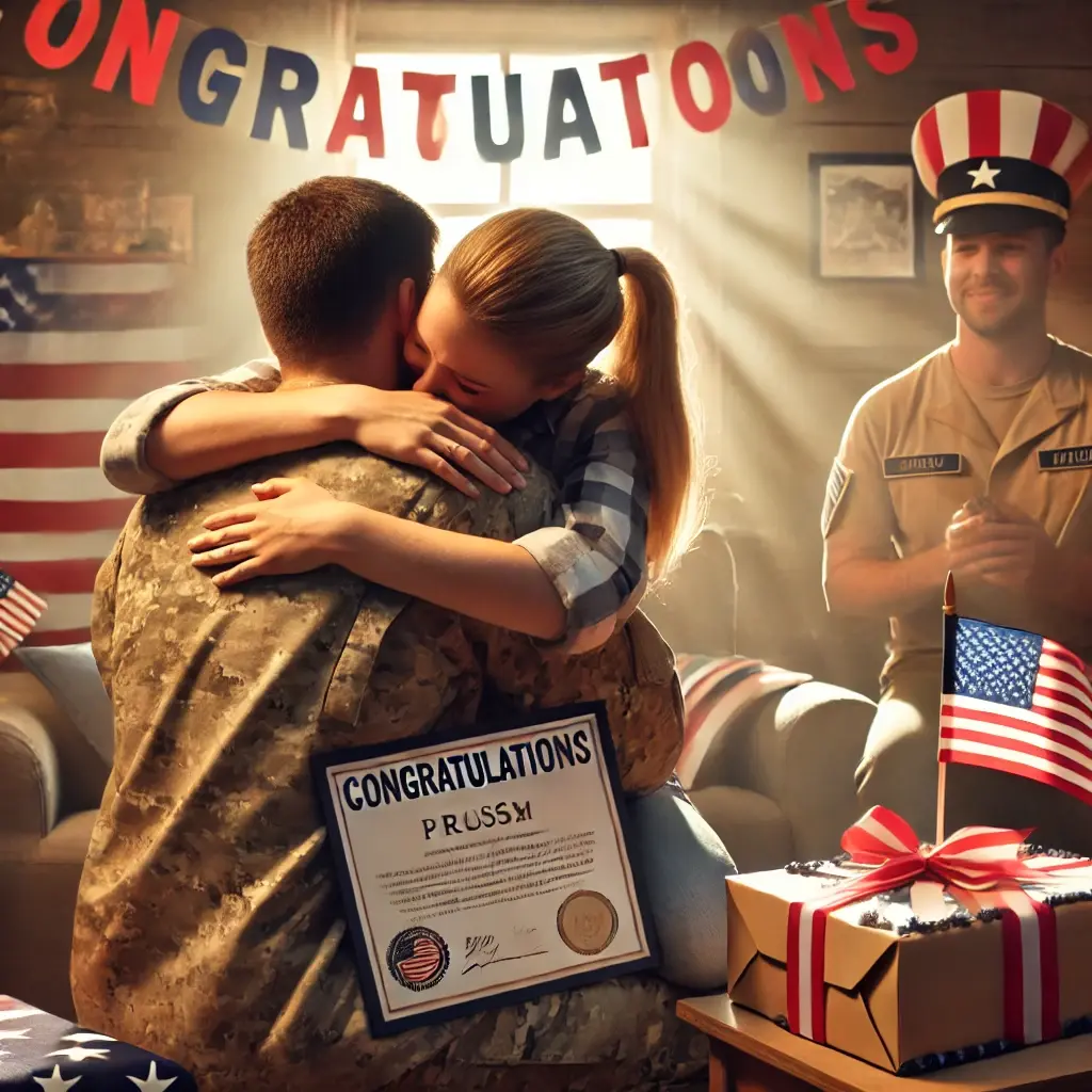 Emotional Congratulations for Military Spouse Promotion