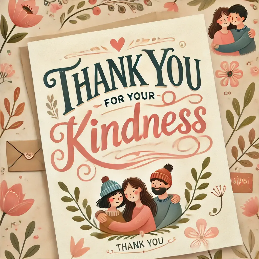 Thank You for Your Kindness Messages for Friends