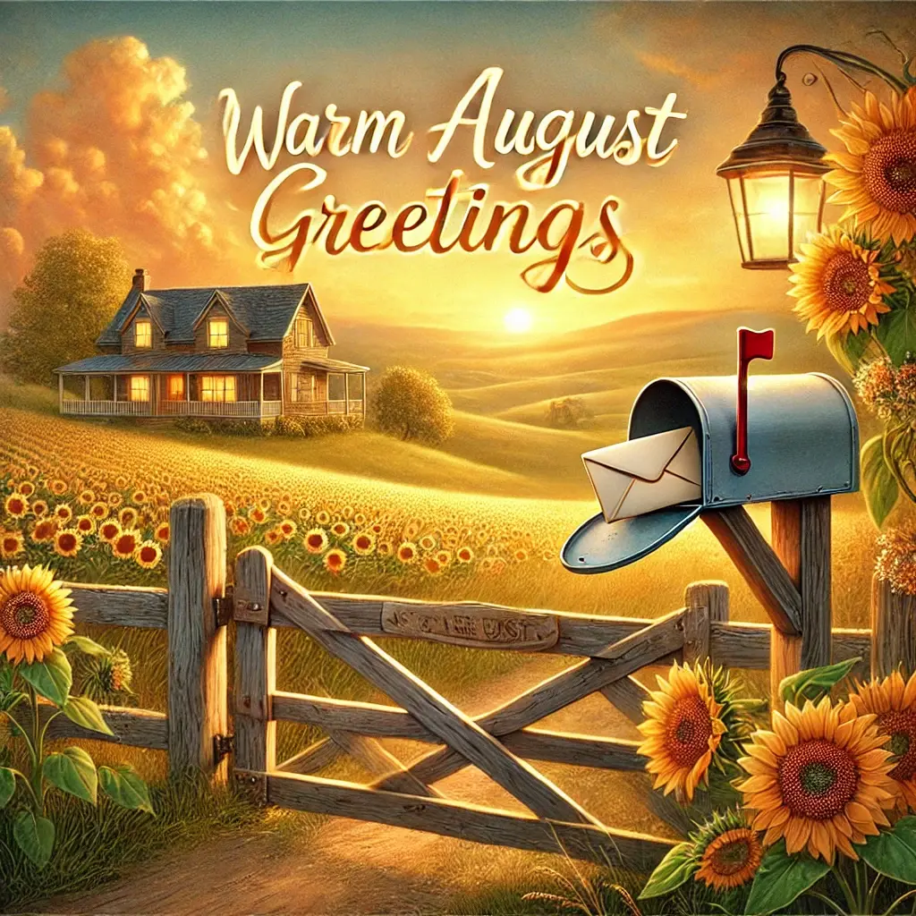 Warm August Greetings