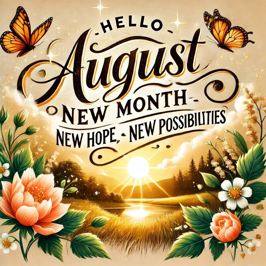 Inspirational Hello August Quotes