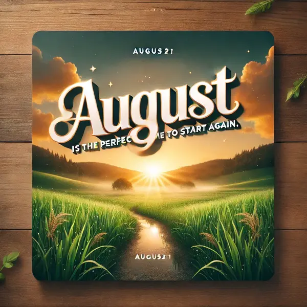 August Motivation Quotes for a Fresh Start