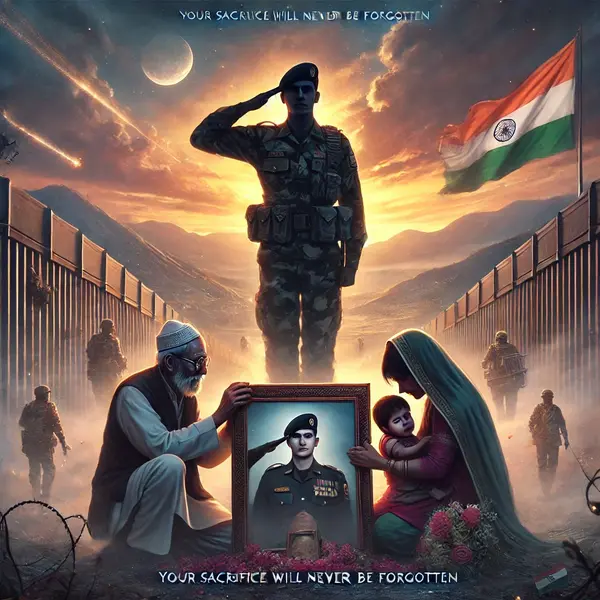 Emotional Goodbye Messages to Border Martyrs