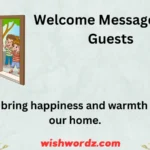 Welcome Messages For Guests