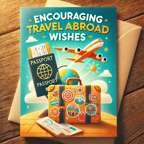 Encouraging Travel Abroad Wishes