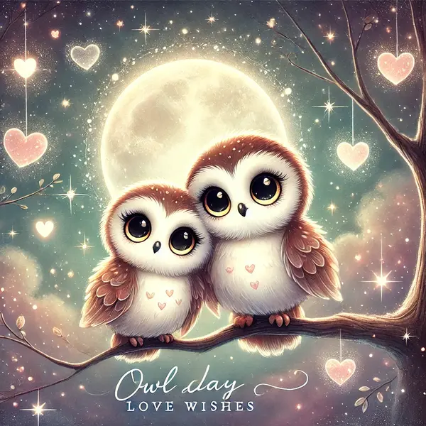 Owl Day Love Wishes