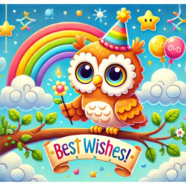 Cute Owl Wishes for Kids