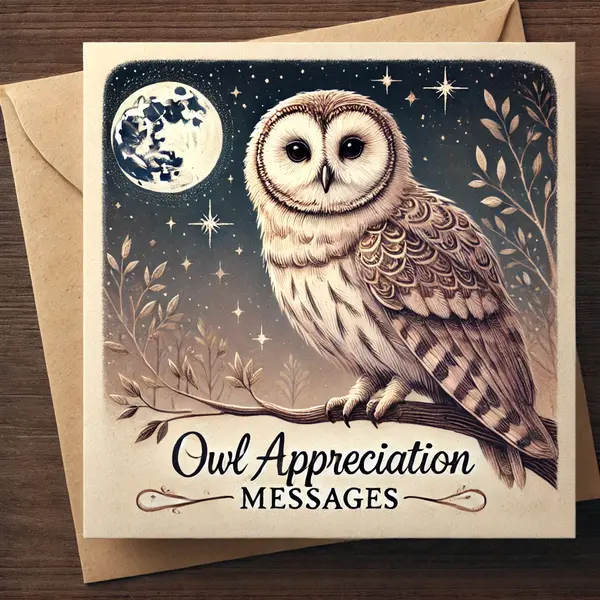 Owl Appreciation Messages