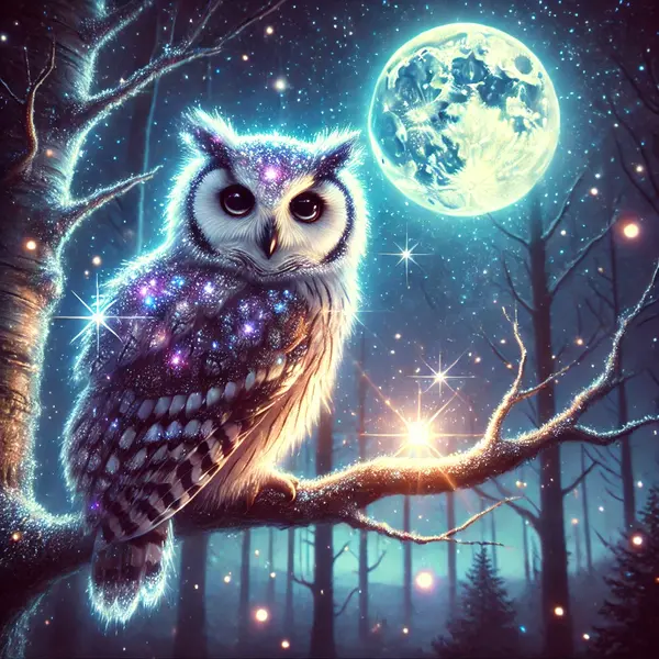 Magical Owl Night Wishes