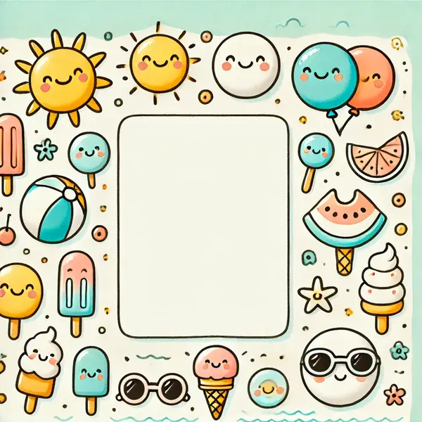 Cute Summer Notes for Kids