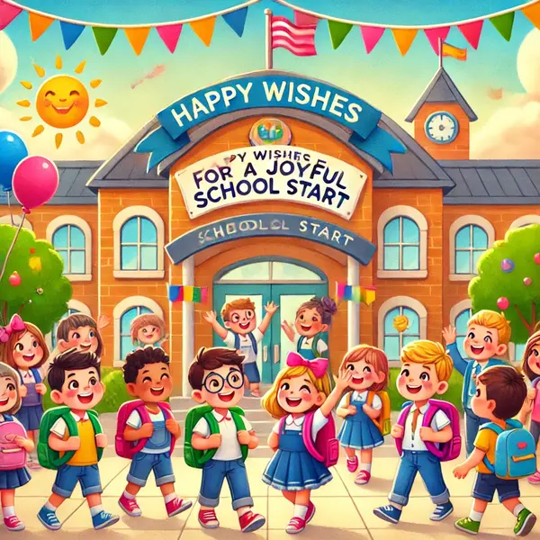 Happy Wishes for a Joyful School Start