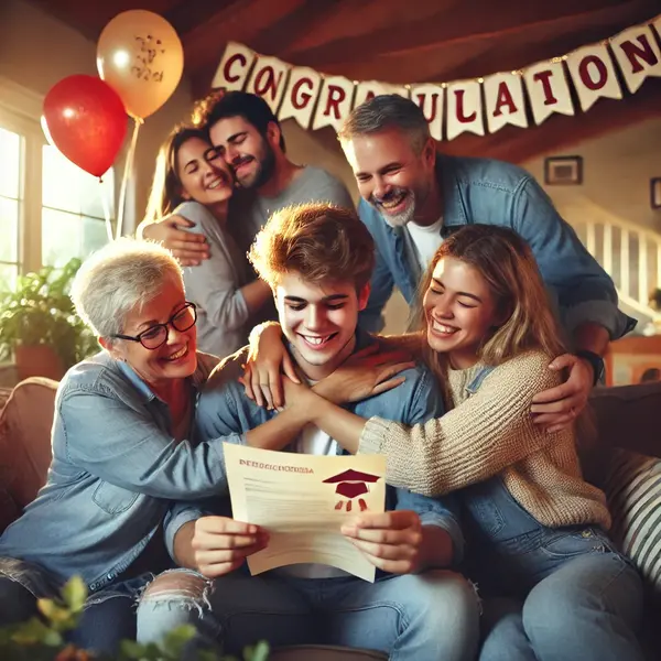 Heartfelt College Admission Wishes For Family Members