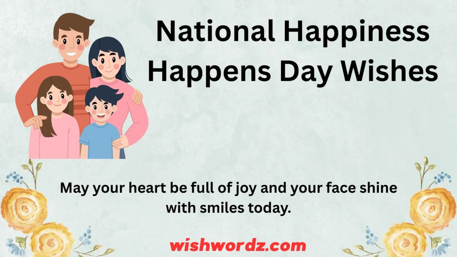 National Happiness Happens Day Wishes