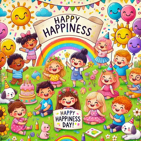 Cute Wishes For Kids On Happiness Day