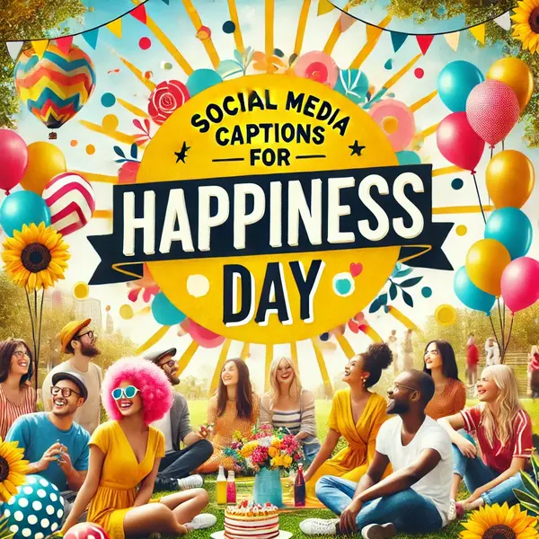 Social Media Captions for Happiness Day