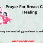 Prayer for Breast Cancer Healing