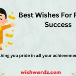 Best Wishes for Future Success